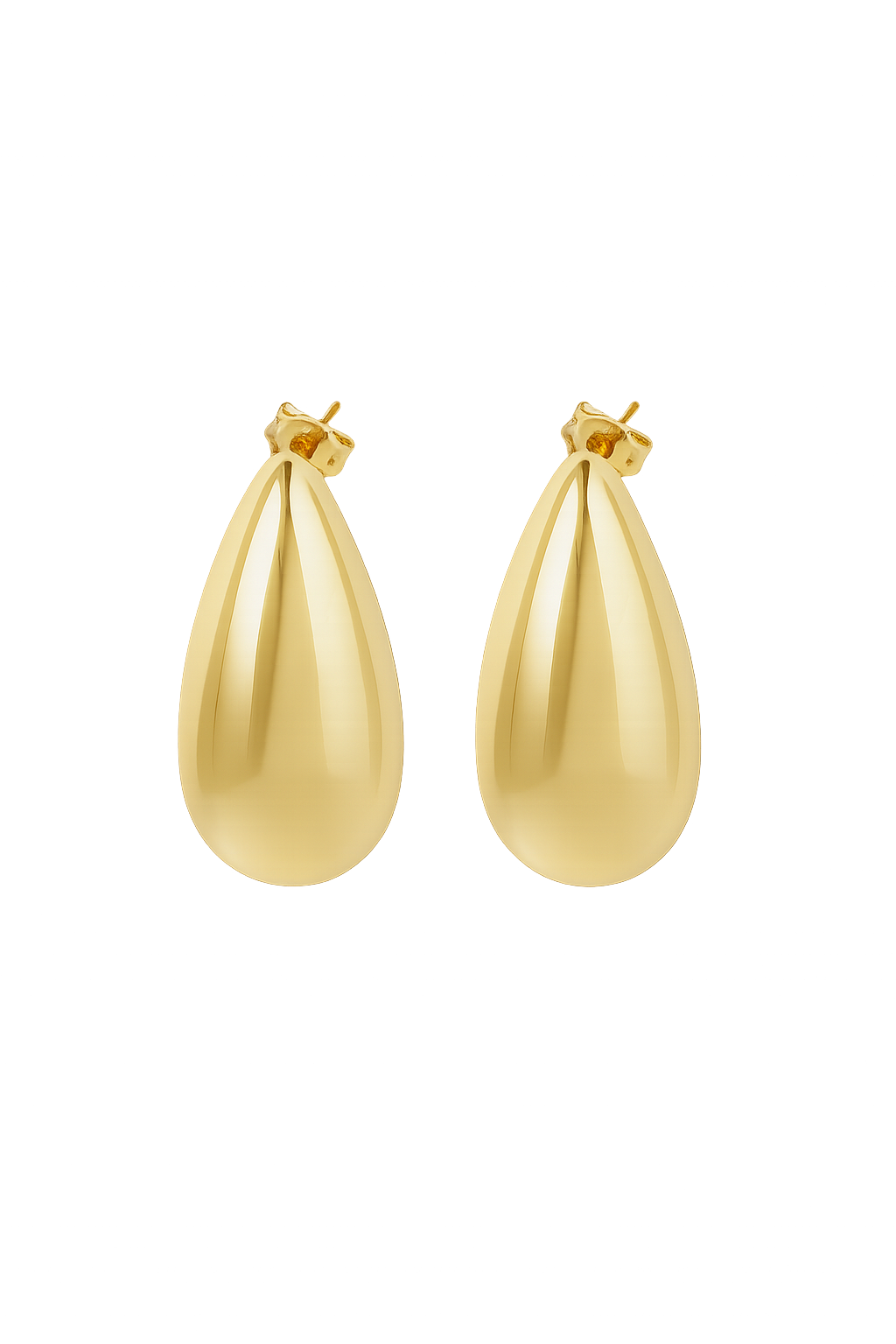 18K Gold plated Teardrop earrings