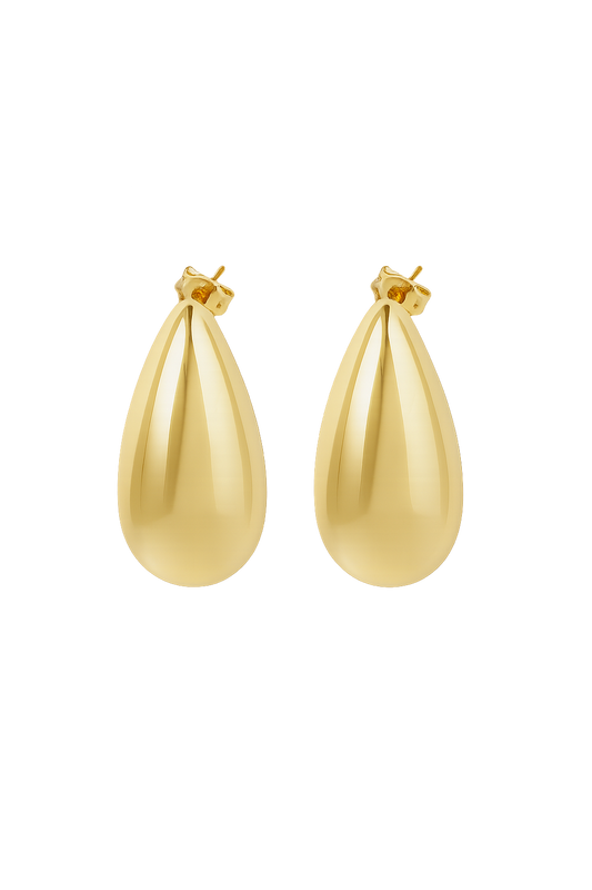 18K Gold plated Teardrop earrings