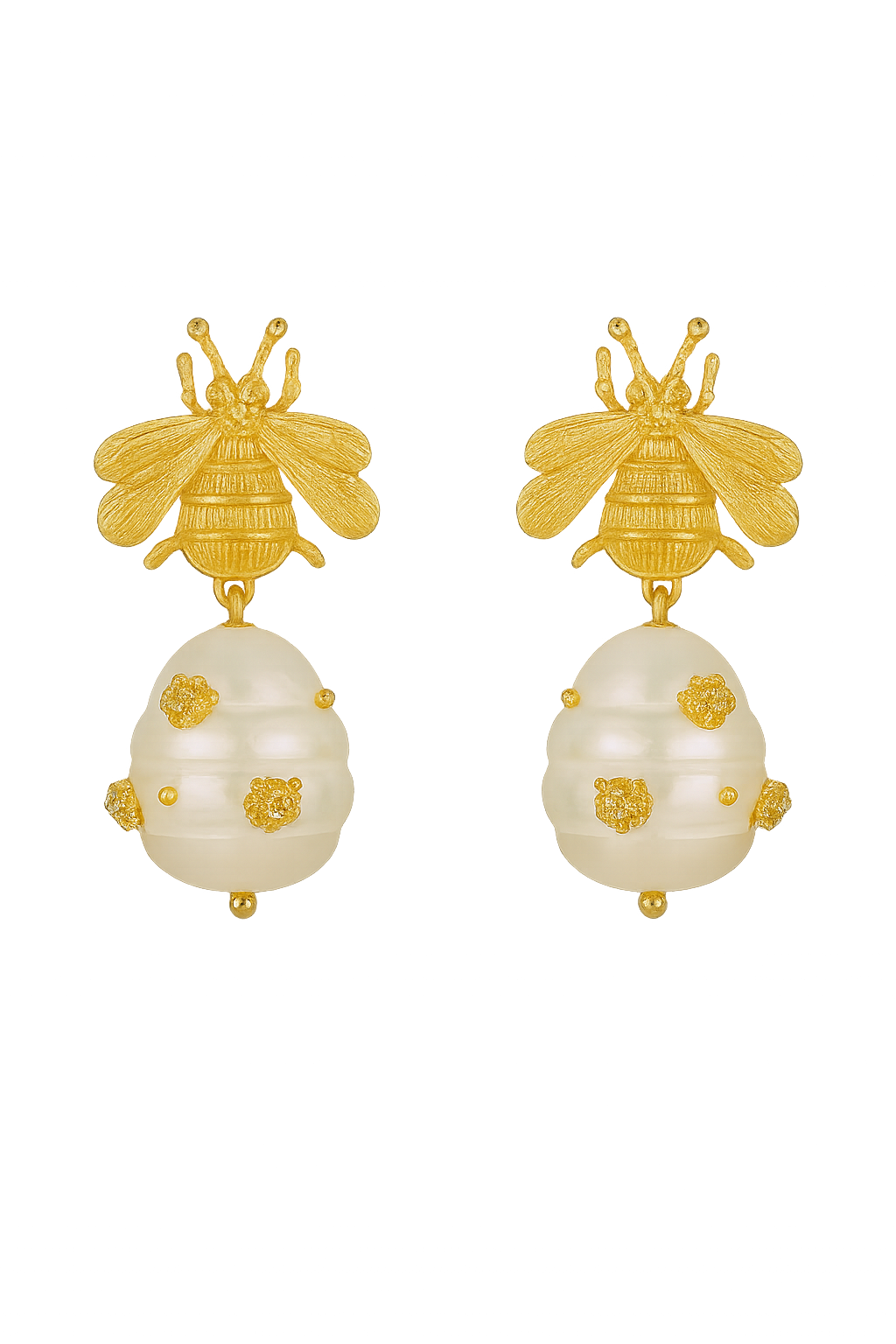 Pearl earrings Premium sense pearl earrings European and American retro small fragrant earrings