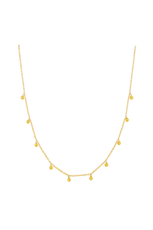 18k Gold Plated Waterproof Bobble Chain