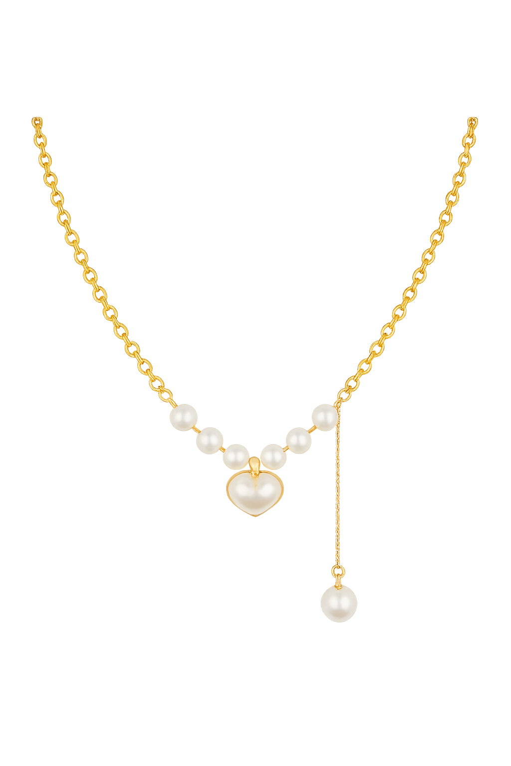 Halskette mit Herzanhänger aus Edelstahl – minimalistischer, eleganter Schmuck mit goldfarbener Kette, langlebiges, anlaufgeschütztes Design