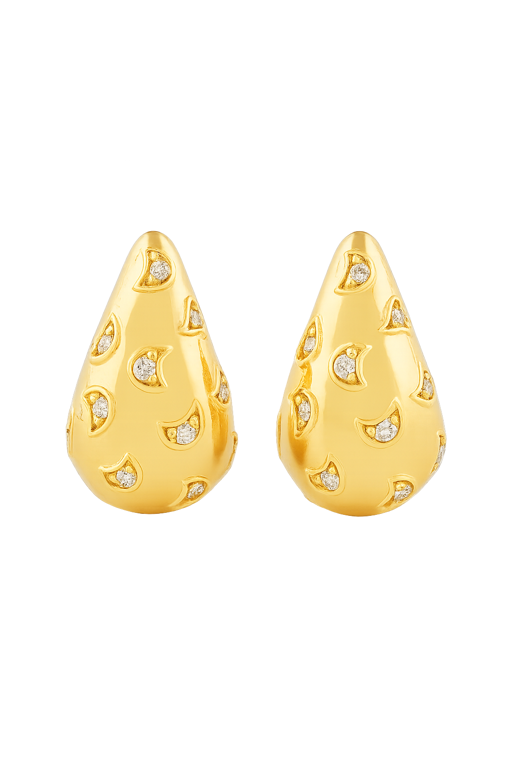 Stud Earrings Tear Drop Ear Jewelry