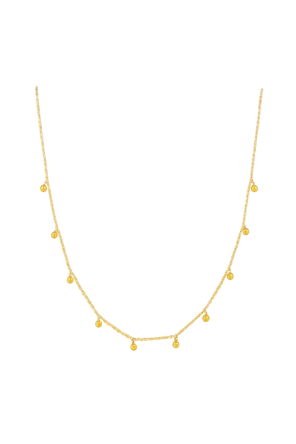 18k Gold Plated Waterproof Bobble Chain