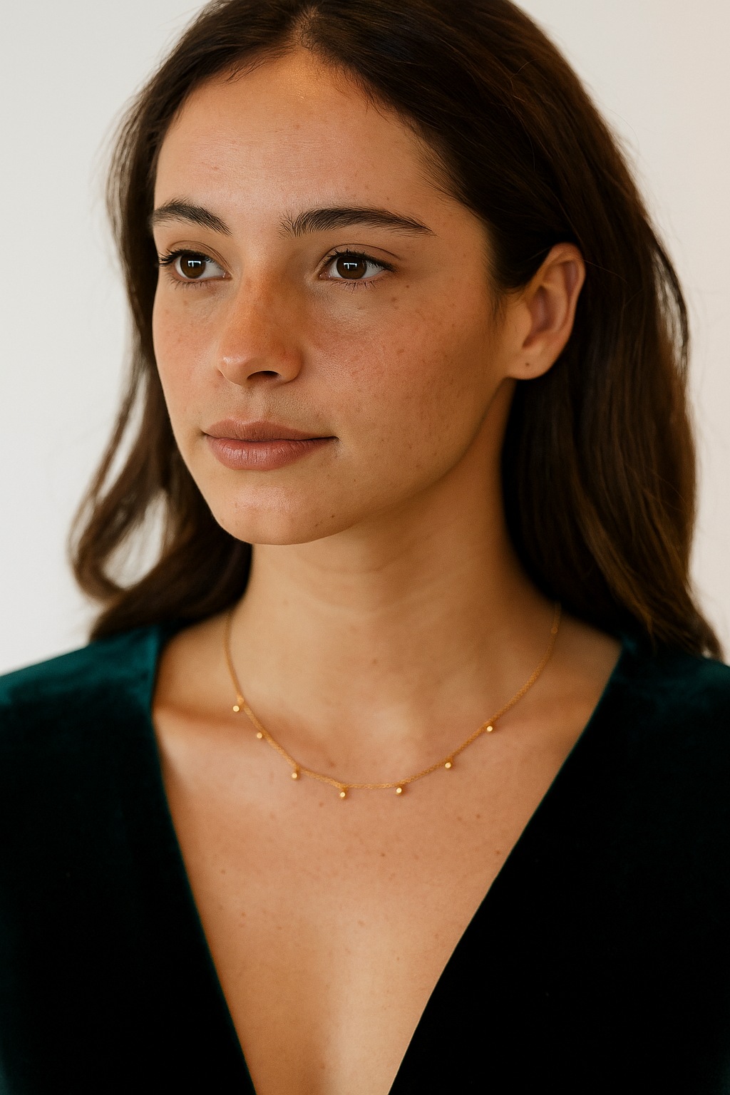 18k Gold Plated Waterproof Bobble Chain