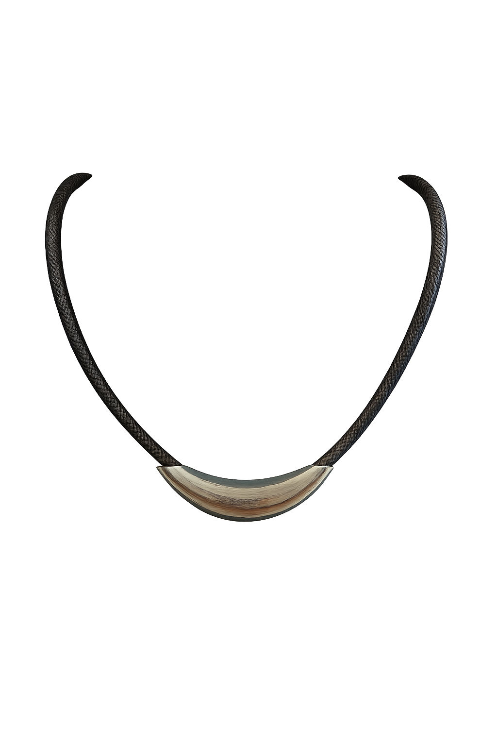 Simple and Thick Stainless Steel Chain Tube Choke Ring Necklace