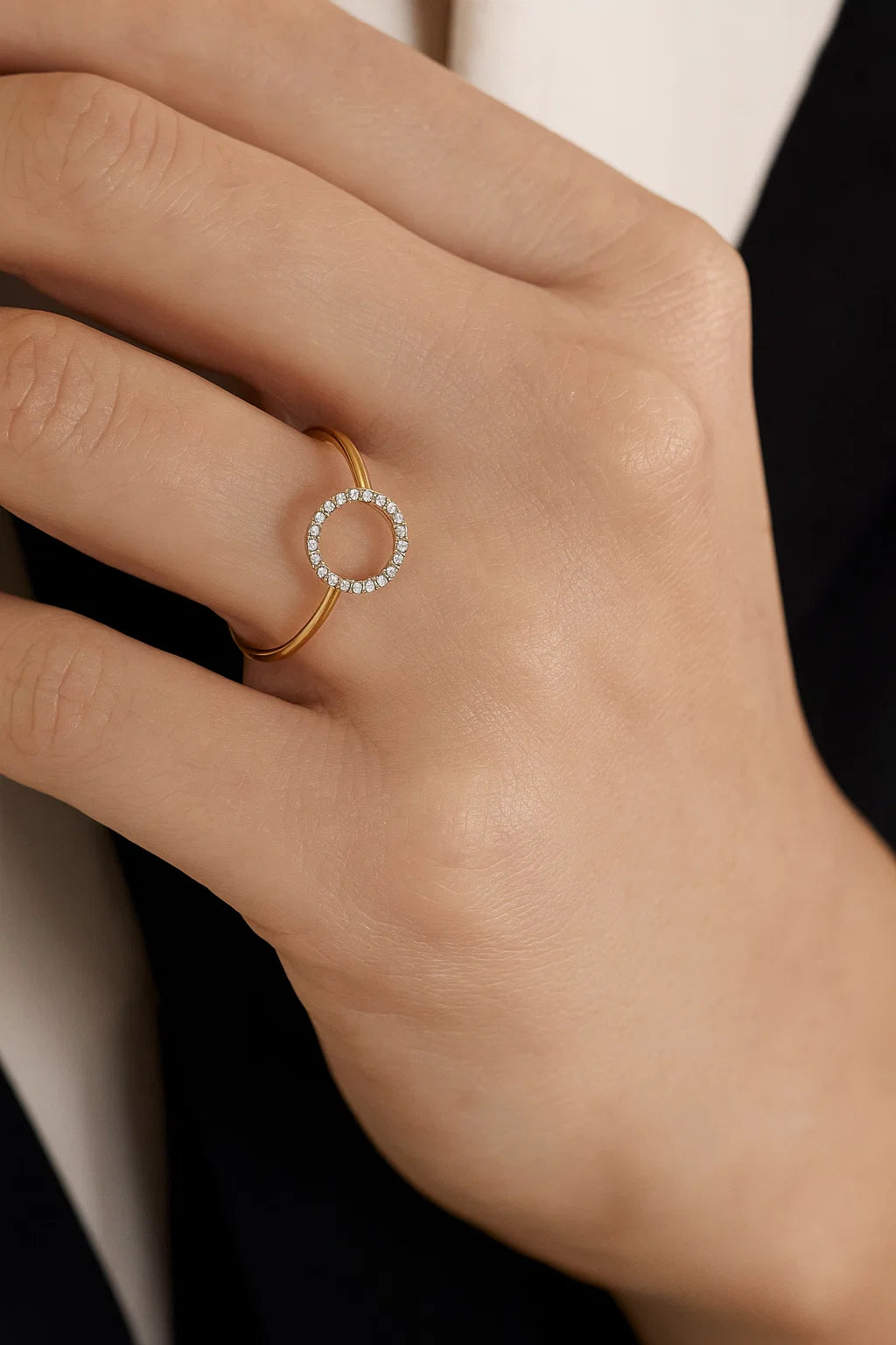 925 Sterling Silver Geometric Open Rings